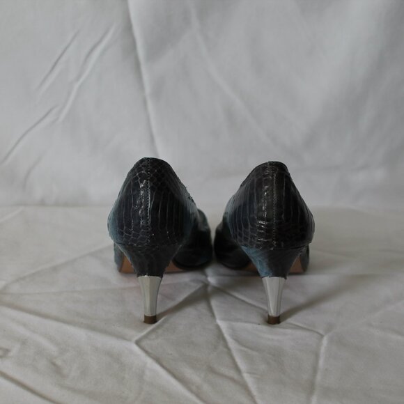 Town Shoes, size 37 Multi blue crocodile - Picture 3 of 5
